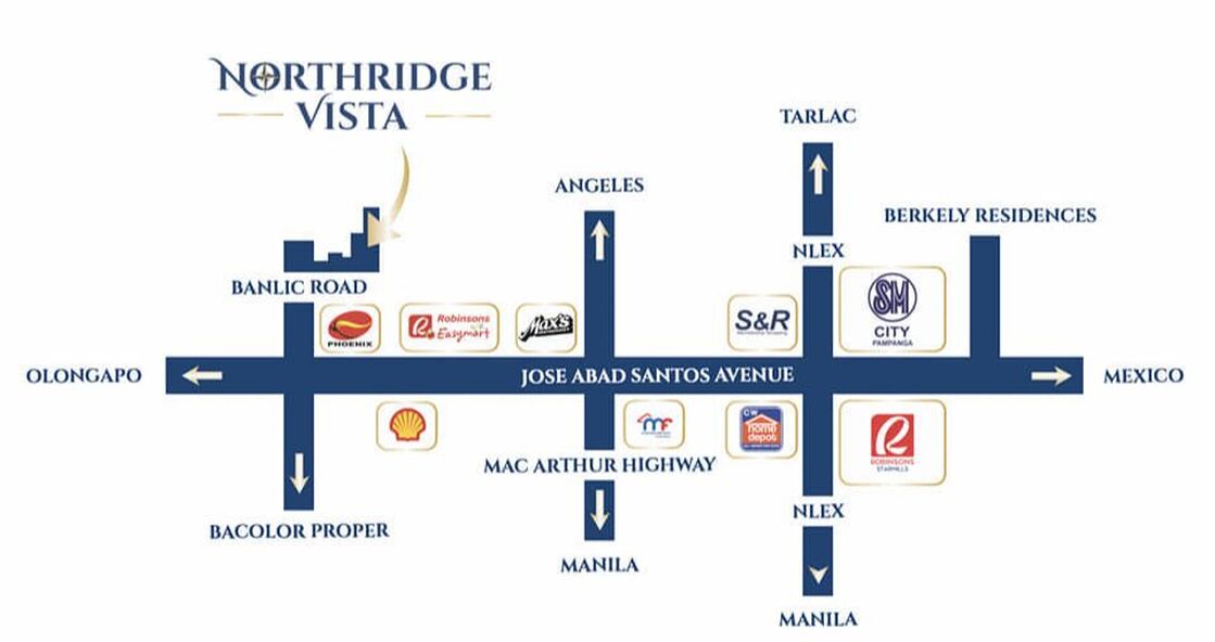 Northridge Vista - vicinity map